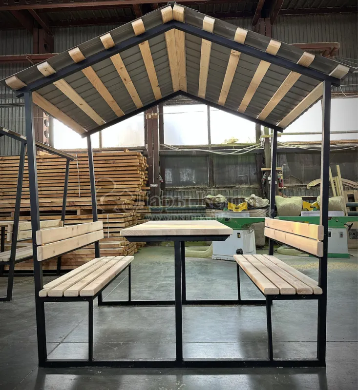 Беседка из металла