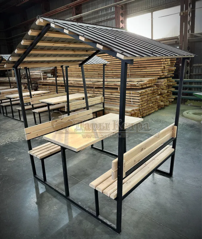 Беседка из металла