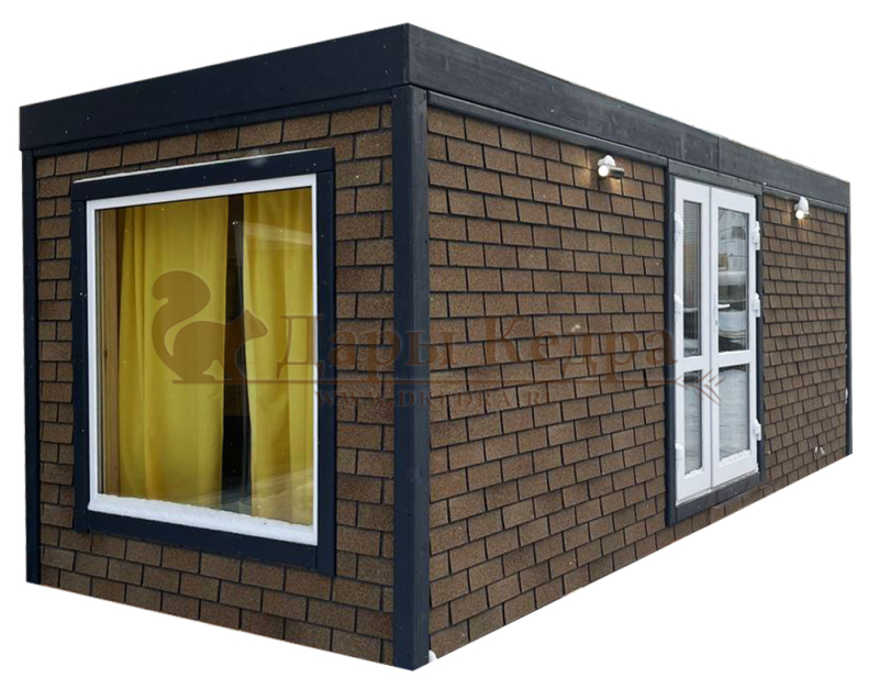 Утеплённый зимний кемпинг-дом «Панорама» с боковым входом