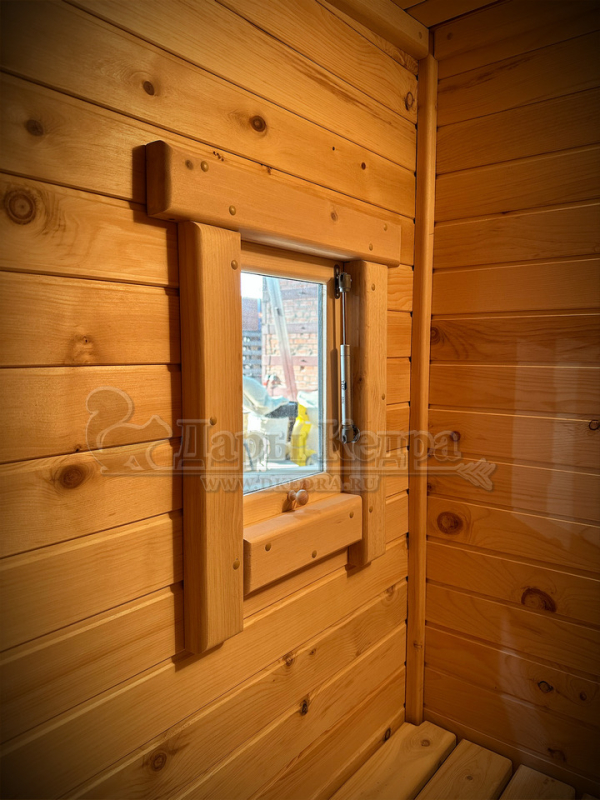 Каркасно-щитовая баня из кедра «Оптима»